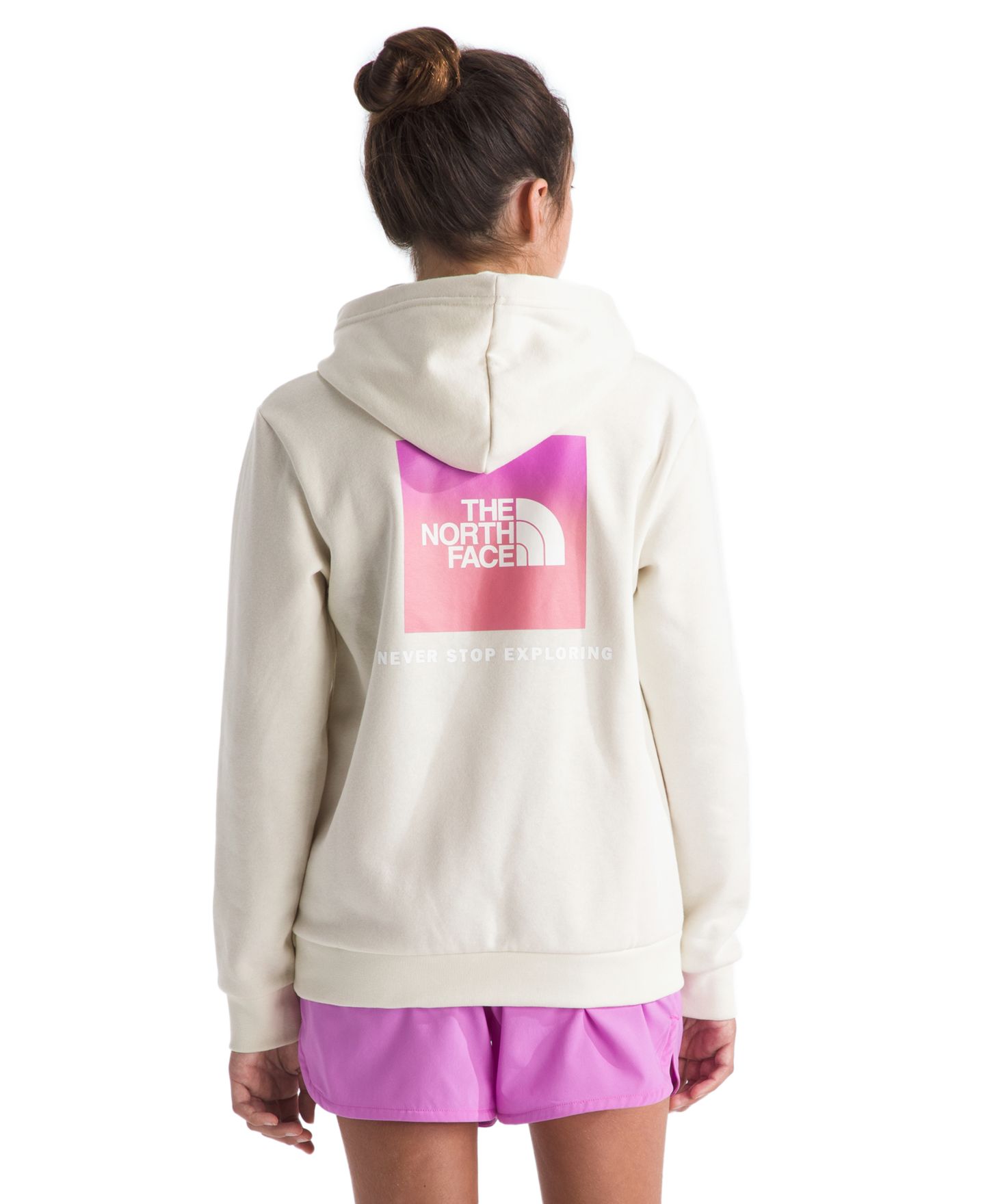 Детское худи The North Face Evolution Box NSE Pull-On, цвет: Белый дюнный — фото 4