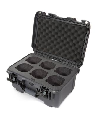 Medium Series 918 Lightweight NK-7 Resin Waterproof Protective Case with Foam Insert for 6 Camera Lens
