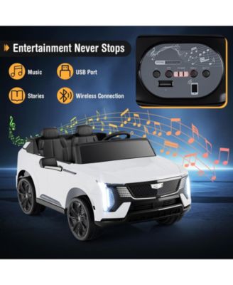 24V Ride on Truck 2-Seater Licensed Cadillac with Remote Control