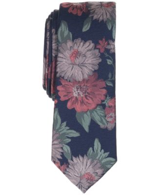 Men's Joelle Floral Skinny Tie
