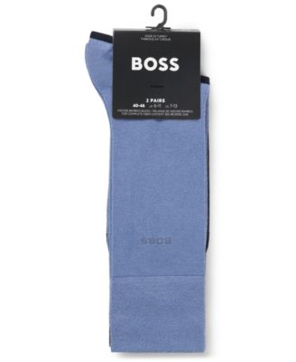 Men's Solid Socks, 2-Pack