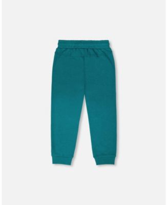 Boy French Terry Sweatpants with Cross Seams