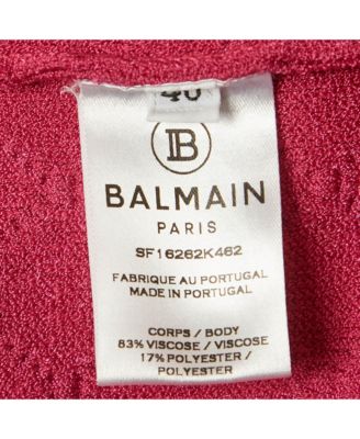 Women's Jacquard Knit Button Detail Mini Dress