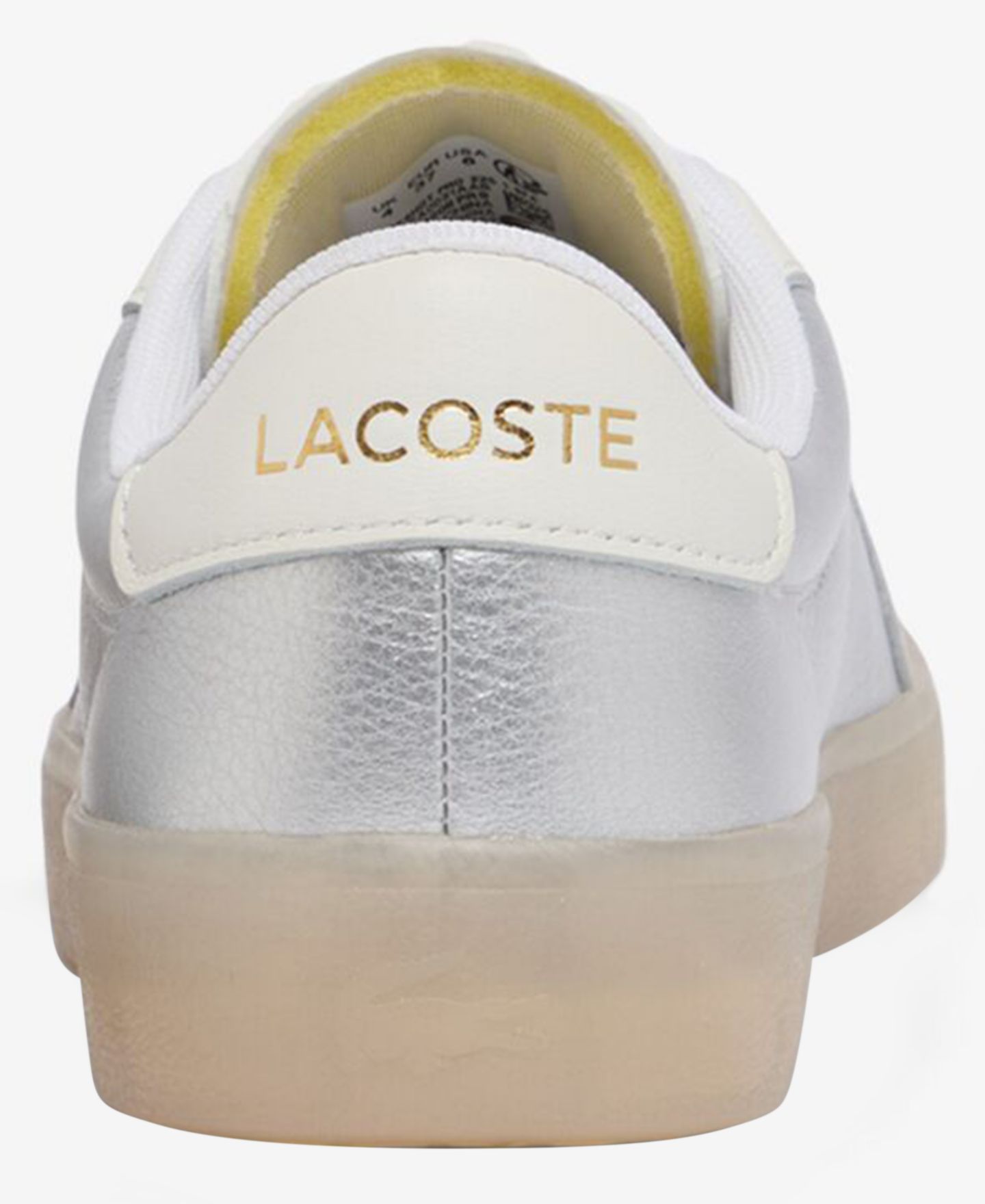 Мужские кроссовки Lacoste Baseshot Pro 2 Lace-Up, цвет: Серебряный — фото 3