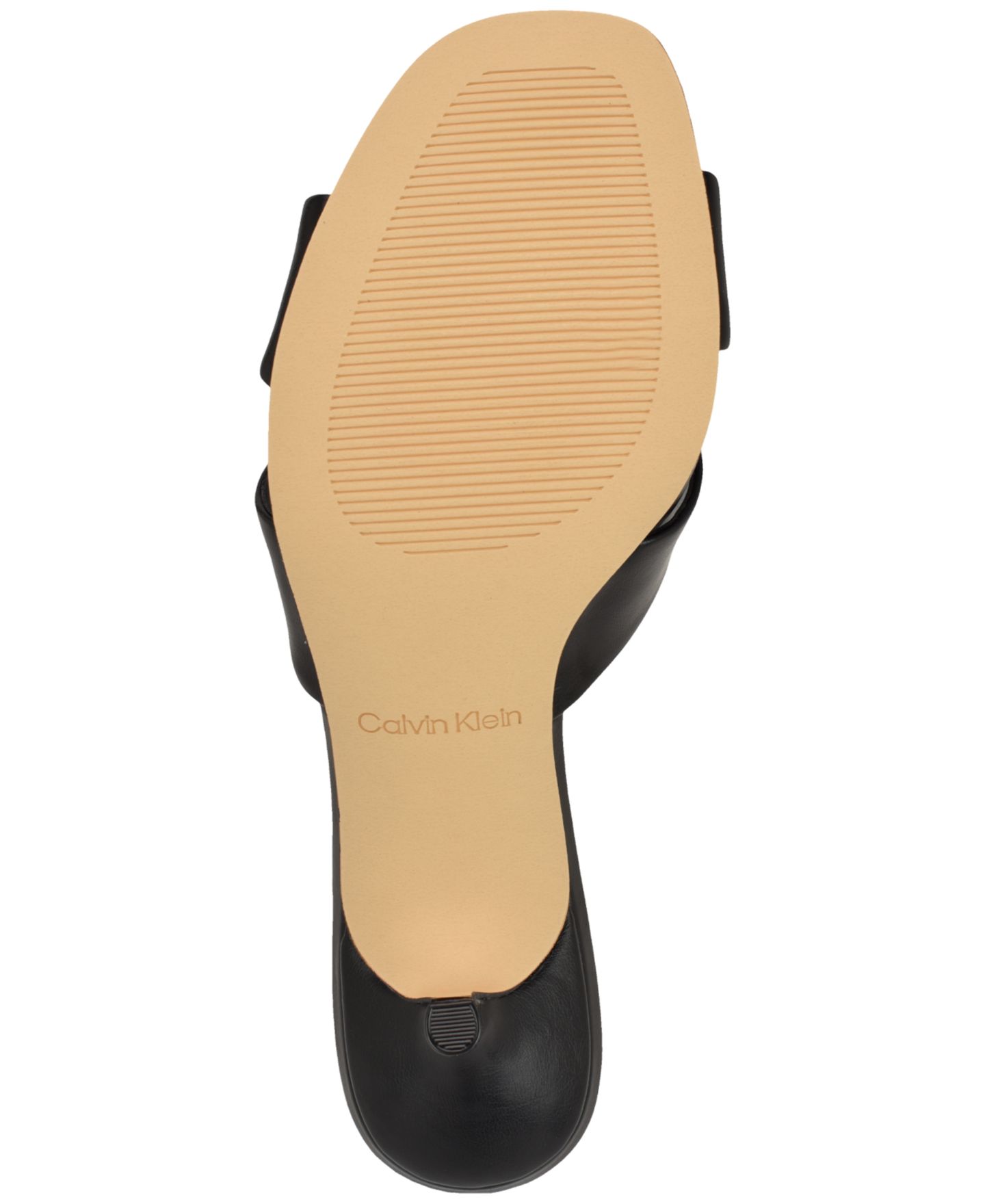 Женские сандалии Calvin Klein Skylor Criss-Cross Kitten Heel, цвет: Чёрный — фото 5