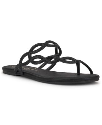 Women's Aloni Braided Toe Ring Flat Sandals