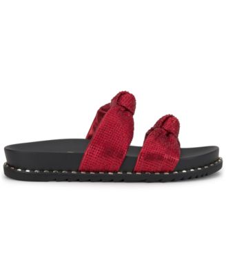 Women's Caralyna Rhinestone Knotted Footbed Sandals