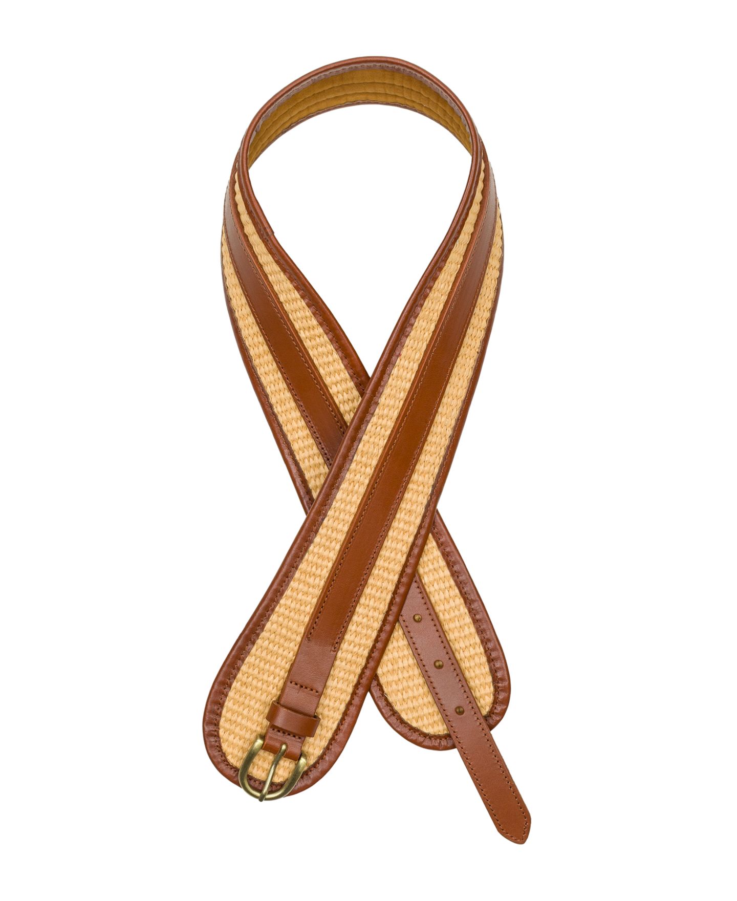 Женский ремень Patricia Nash Aude Spring Wicker Belt, цвет: Рыжевато-коричневый — фото 2