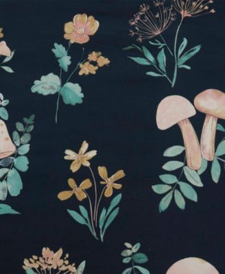 Gwen Mushroom Garden Floral 3-Pc. Comforter Set, Twin/Twin XL