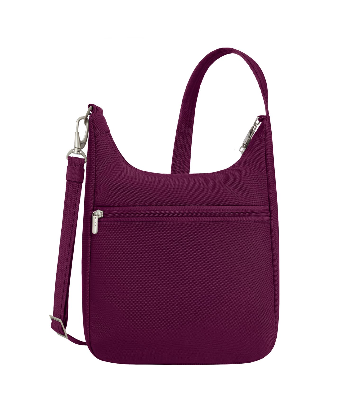 Сумка Travelon Anti-Theft Classic Essential Messenger, цвет: Бордовый — фото 4