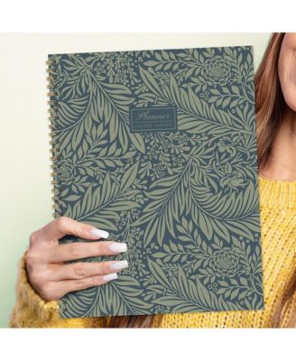 July 2026 - June 2027 Leaf Motif Large Weekly Monthly Planner