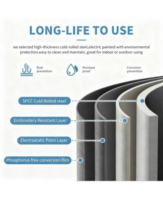 6-Door Metal Locker with Vents, Locks, Card Slots for Home, School, Gym