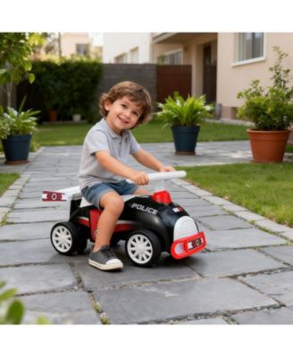 Toddler Ride On Car with Music and Storage Compartment