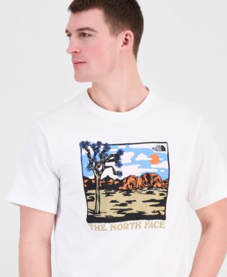 Mens Evolution Desert Graphic Short Sleeve T-Shirt