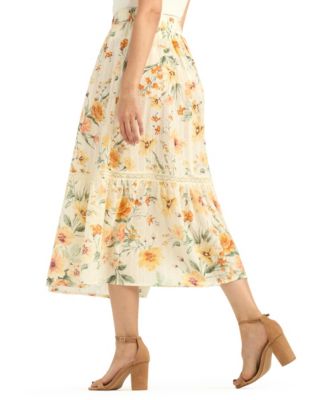 Women's A-Line Midi Skirt