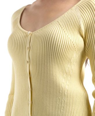 Women's V-Neck Fitted Sweater