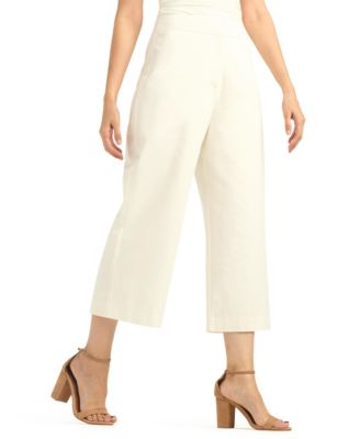 Women's Wide-Leg Cropped Pants