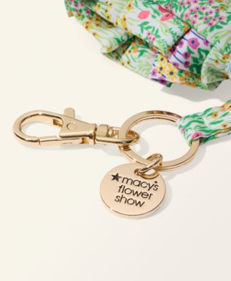 Flower Show Oversized Flower Field Printed Bow Bag Charm