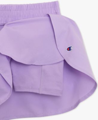 Girls' 4-6X Short-Sleeve T-Shirt and Skort, 2-Piece Set