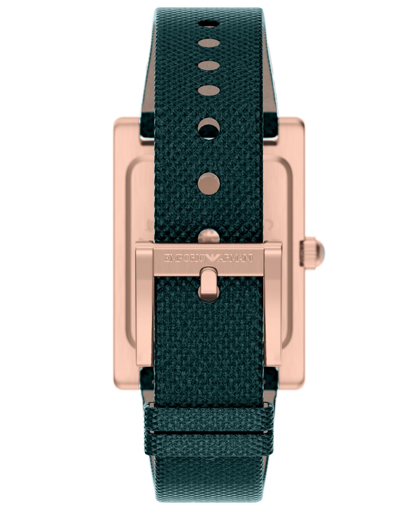 Женские часы Emporio Armani Quartz Two-Hand Green Leather Watch, 32mm — фото 3