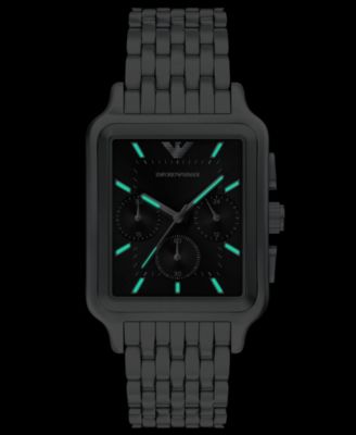 Men's Quartz Chronograph Silver Stainless Steel Watch, 38mm