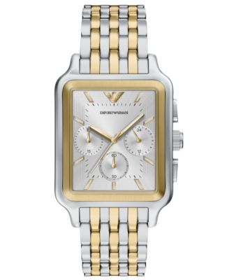 Men's Quartz Chronograph Two-Tone Stainless Steel Watch, 38mm