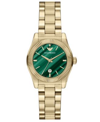 Women's Quartz Three-Hand Gold Stainless Steel Watch, 32mm