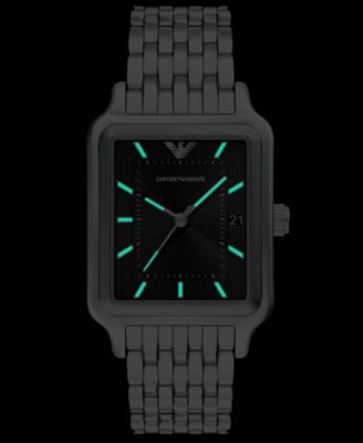 Men's Quartz Three-Hand Silver Stainless Steel Watch, 36mm