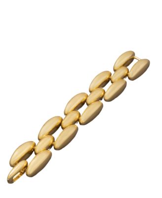 Gold-Tone Dynamic Chunky Link Flex Bracelet