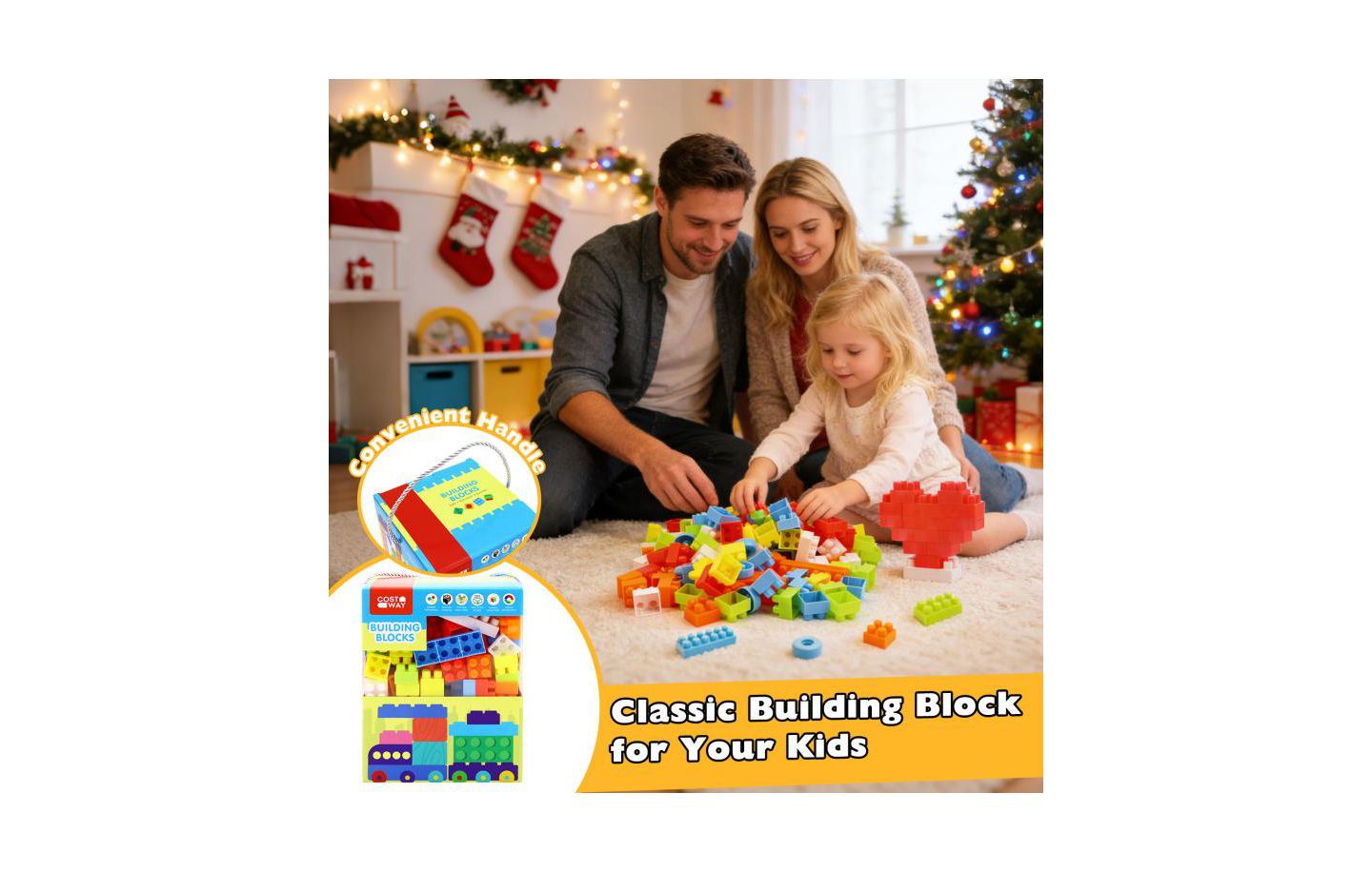 Детские конструкторы Slickblue Stem 150-Piece Building Blocks Set, Ages 3+, цвет: Разноцветный — фото 7