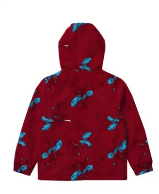 Boys' 2T-7 Printed Long-Sleeve Windbreaker Jacket
