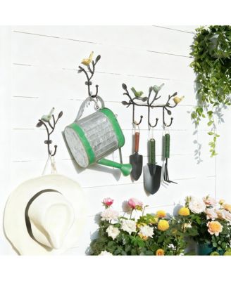 Vintage Metal Bird Hooks for Coats, Hats, Towels - Shabby Chic Decor