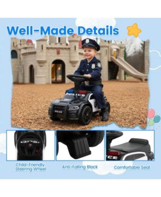 Toddler Sliding Car with Steering Wheel and Under-Seat Storage Push