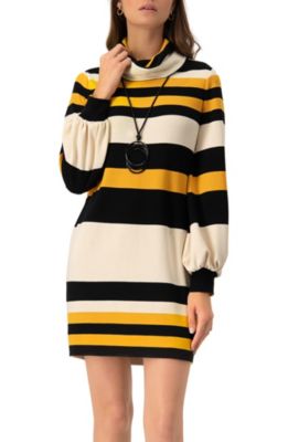Ivonne Women's Long Sleeve Color Block Shift Dress - Macy's