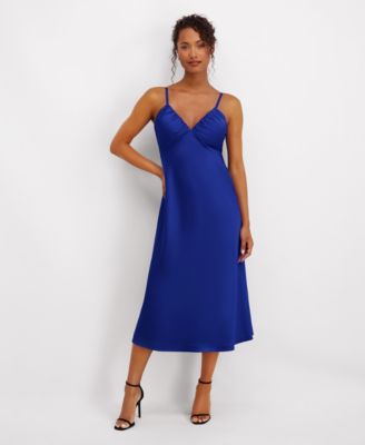 Women's Satin Midi Dress