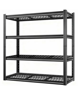 4-Tier Adjustable Steel Shelving, 46"W x 24"D x