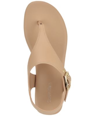 Women's Moraca Buckle T-Strap Flat Sandals