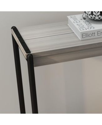 40" Entryway Table - Console Table with Storage, 2-Tier Sofa Table, Entry Table with Shelf, Hallway Table for Entryway, for Living Room, Couch