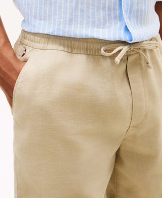 Men's Dover 8" Linen-Blend Shorts