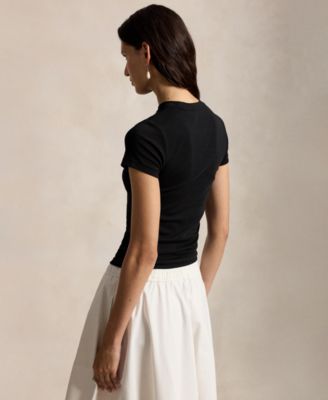 Women's Slim Fit Crewneck Short-Sleeve T-Shirt