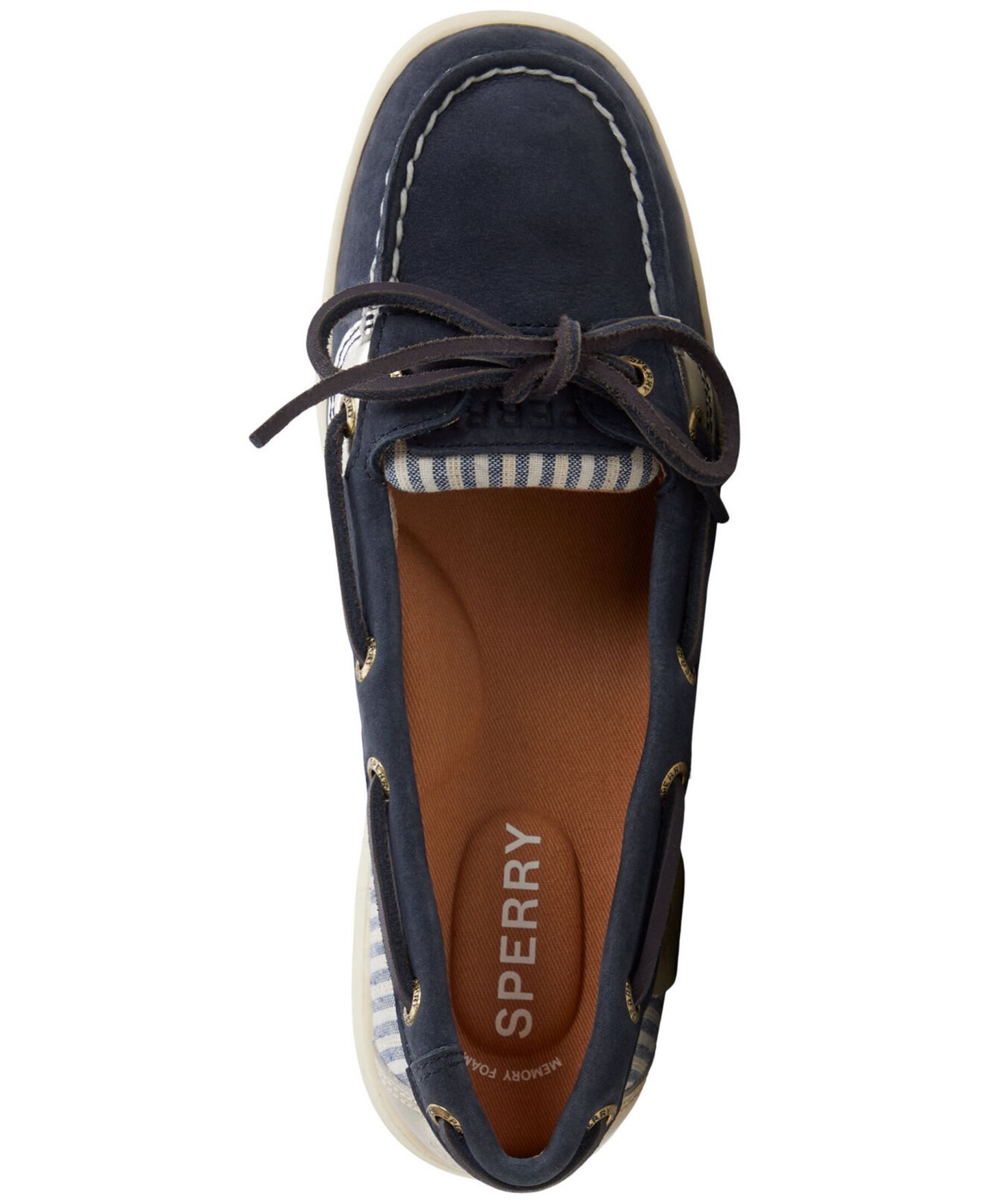 Обувь Sperry Women's Angelfish Round Toe Boat Shoes, цвет: Тёмно-синий полосатый — фото 4