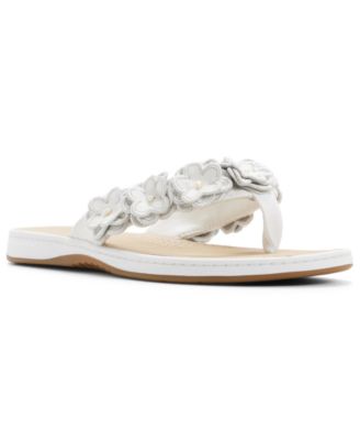 Women's Seafish Floral Open Toe Slip-On Sandals