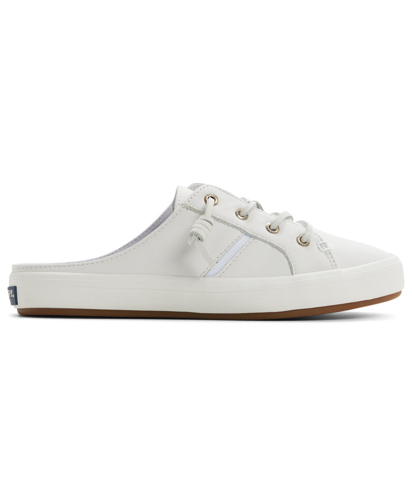 Женские кроссовки Sperry Crest Vibe Lace-Up Mule, цвет: Гладкий белый — фото 2
