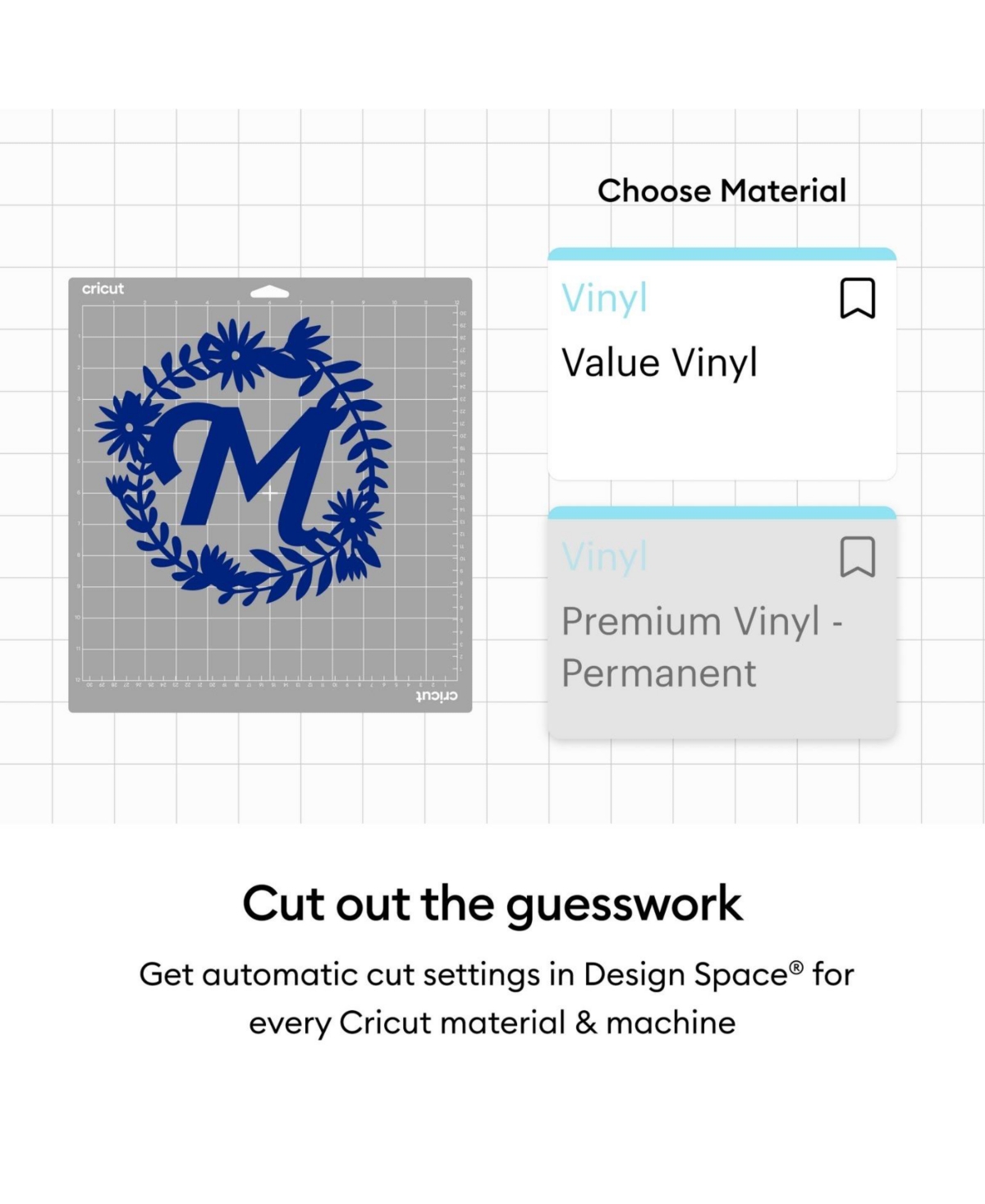 Cricut Permanent Glossy Value Vinyl - 12 x 20 ft