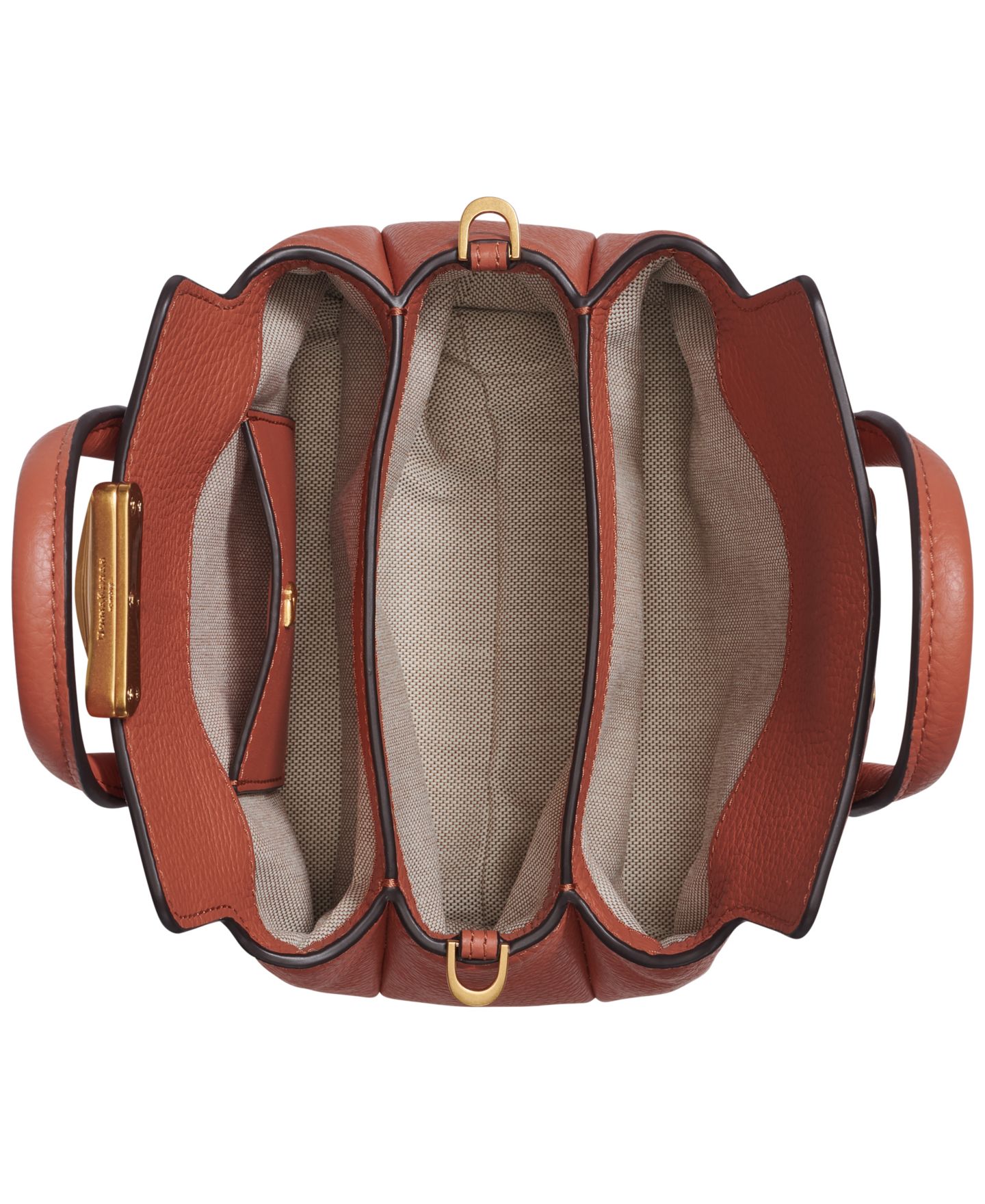 Женская сумка Donna Karan New York Amagansett Mini Satchel, цвет: Янтарный — фото 2