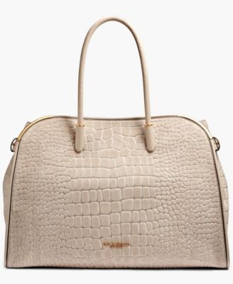 Satin Croco Extra Large Tote Bag