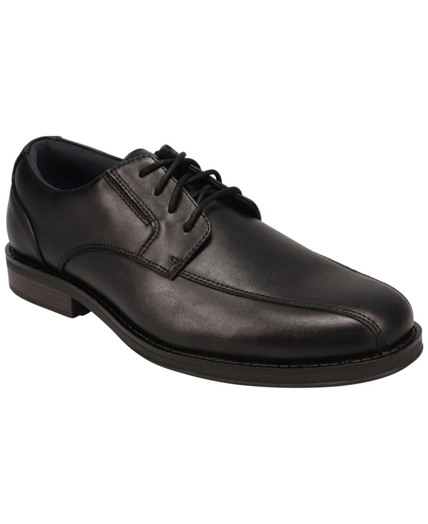 Мужские туфли Dockers Bainbridge Lace-Up Oxford Dress Shoes, цвет: Чёрный — фото 1