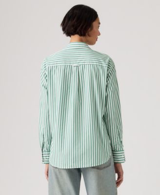 Women's Harlie Striped Boyfriend Shirt