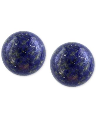 lapis stud earrings