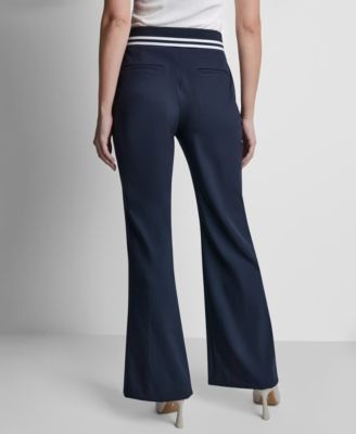 Women's Mid-Rise Straight-Leg Pants